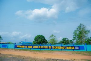 Ogun State Institute of Technology Igbesa Oba has come a long way since it first opened its doors in 1990.