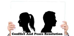 Peace and conflict resolution is the Understanding and addressing of violence and conflict which can be