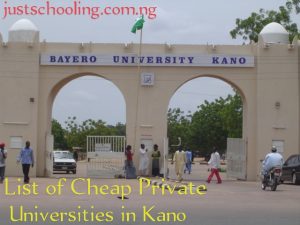 List of Cheap Private Universities in Kano