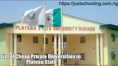 List of Cheap Private Universities in Plateau State