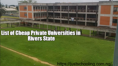 List of Cheap Private Universities in Rivers State