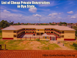 List of Cheap Private Universities in Oyo State