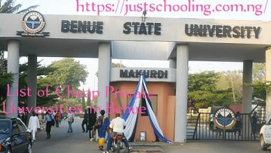 List of Cheap Private Universities in Benue