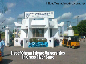 List of Cheap Private Universities in Cross River State