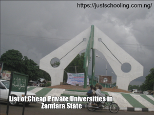 List of Cheap Private Universities in Zamfara State